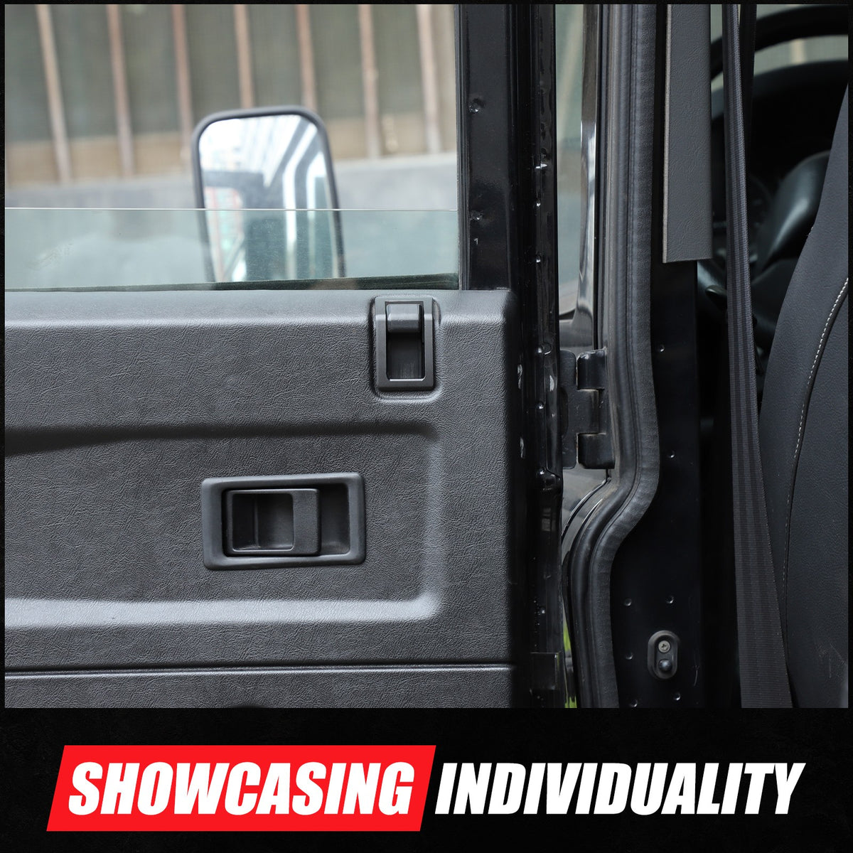Aluminum Door Latch Outer Trim Cover For Land Rover Defender 90 L316 2004-2018 9