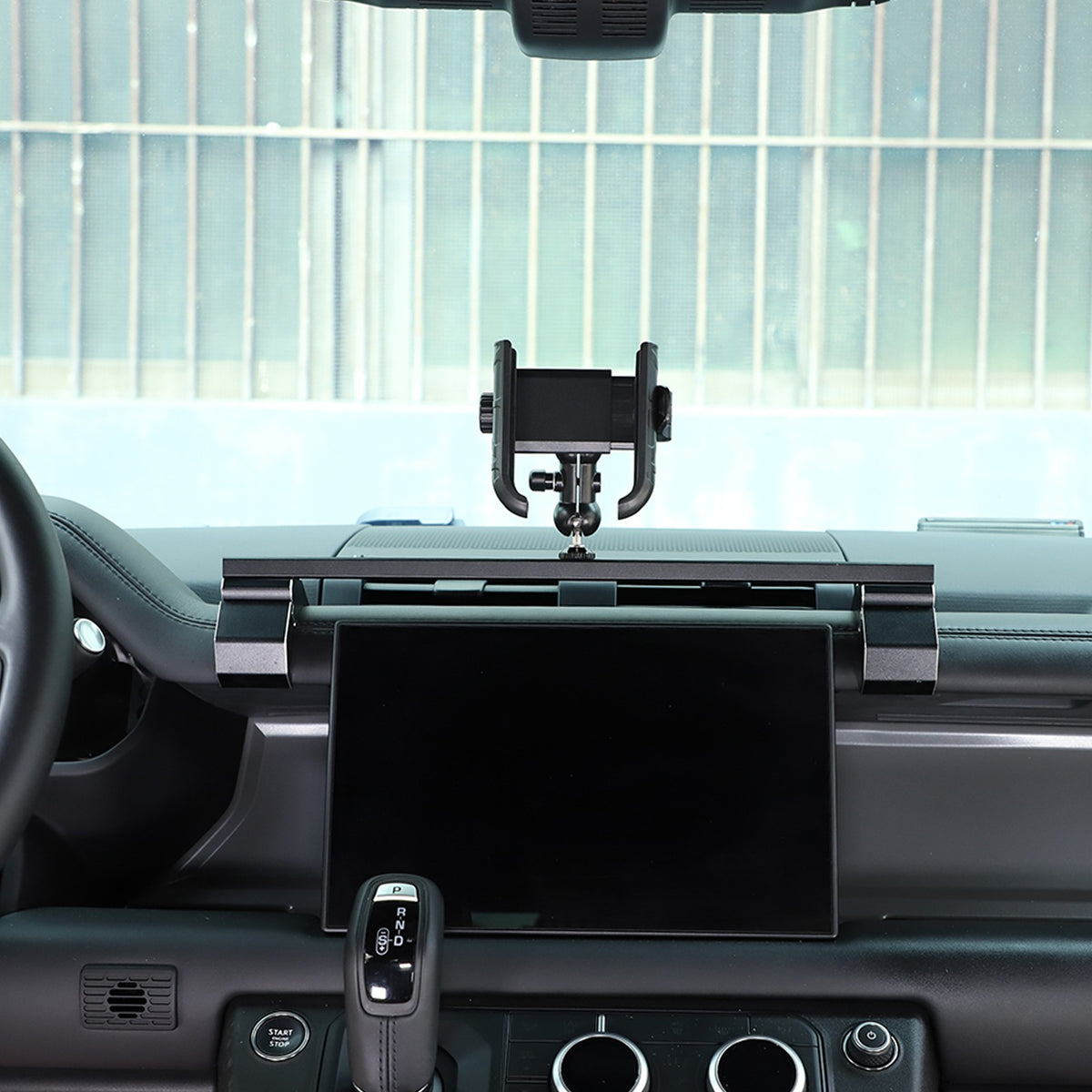Multi-Functional Center Phone Holder Bracket For Land Rover Defender L663 20-23 1