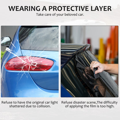 Transparent Gray Smoked Tail Light Trim Cover For Seat Leon MK2 1P1 2008-2012 10