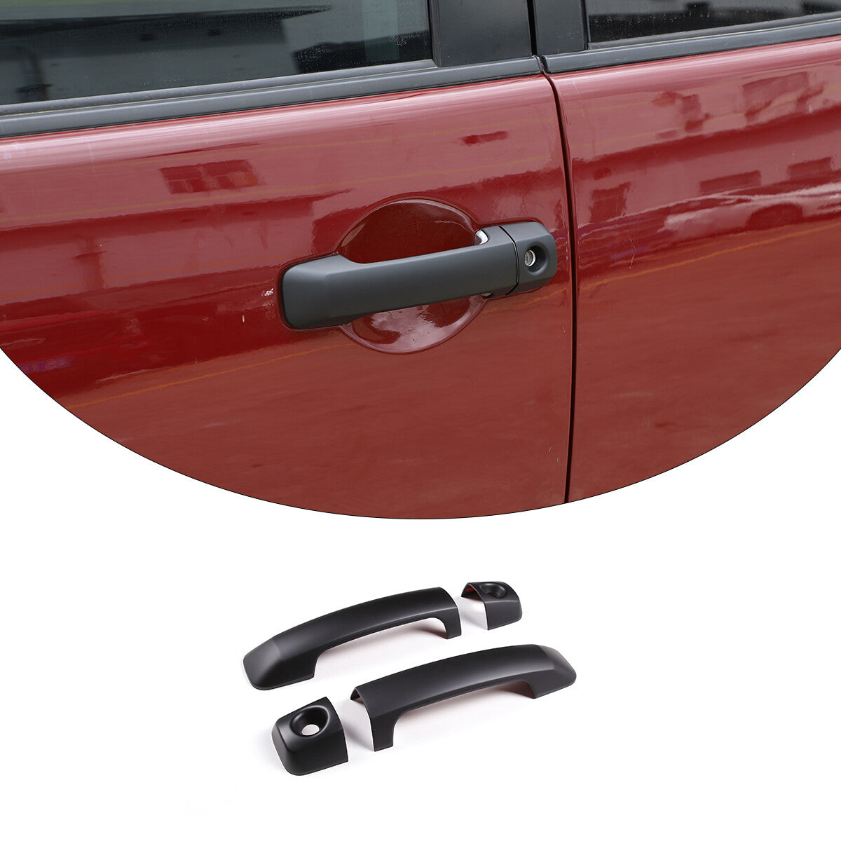 Matte Black ABS Full Exterior Cover Trim Set For Toyota FJ Cruiser 2007-2021 64