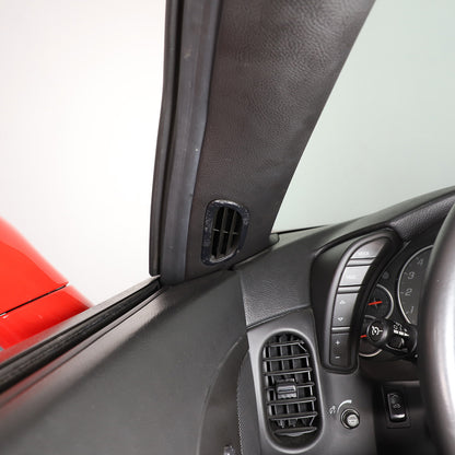 Forged Carbon Fiber Interior A-pillar Speaker Frame Trim For Corvette C6 2005-13 15