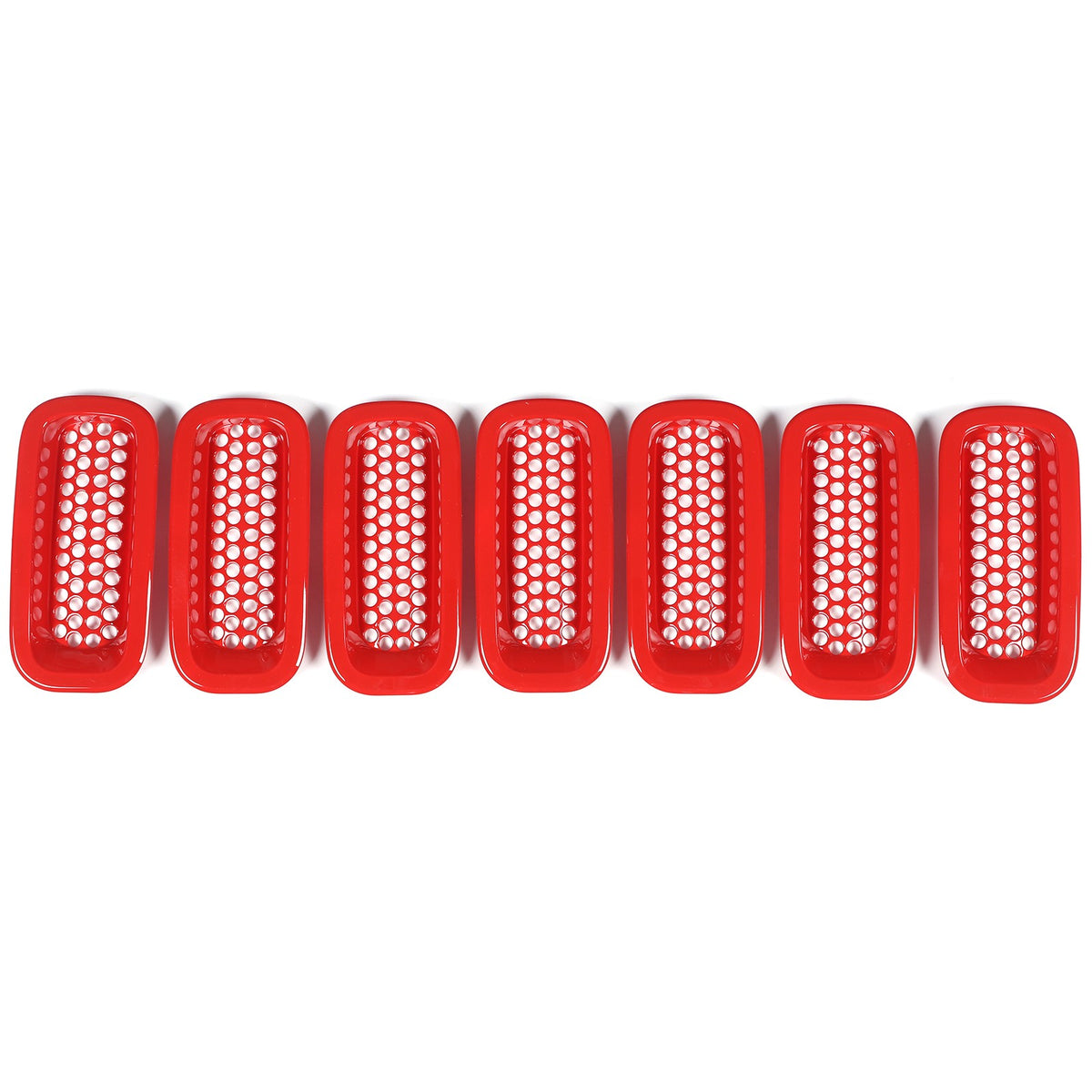 Sport Red ABS Front Grille Insect Screen Trim For Hummer H3 2005-2009 7