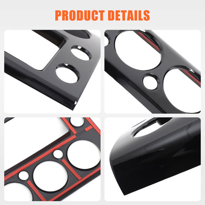 Piano Black ABS Navigation Decorative Panel For Toyota FJ Cruiser 2007-2021 10