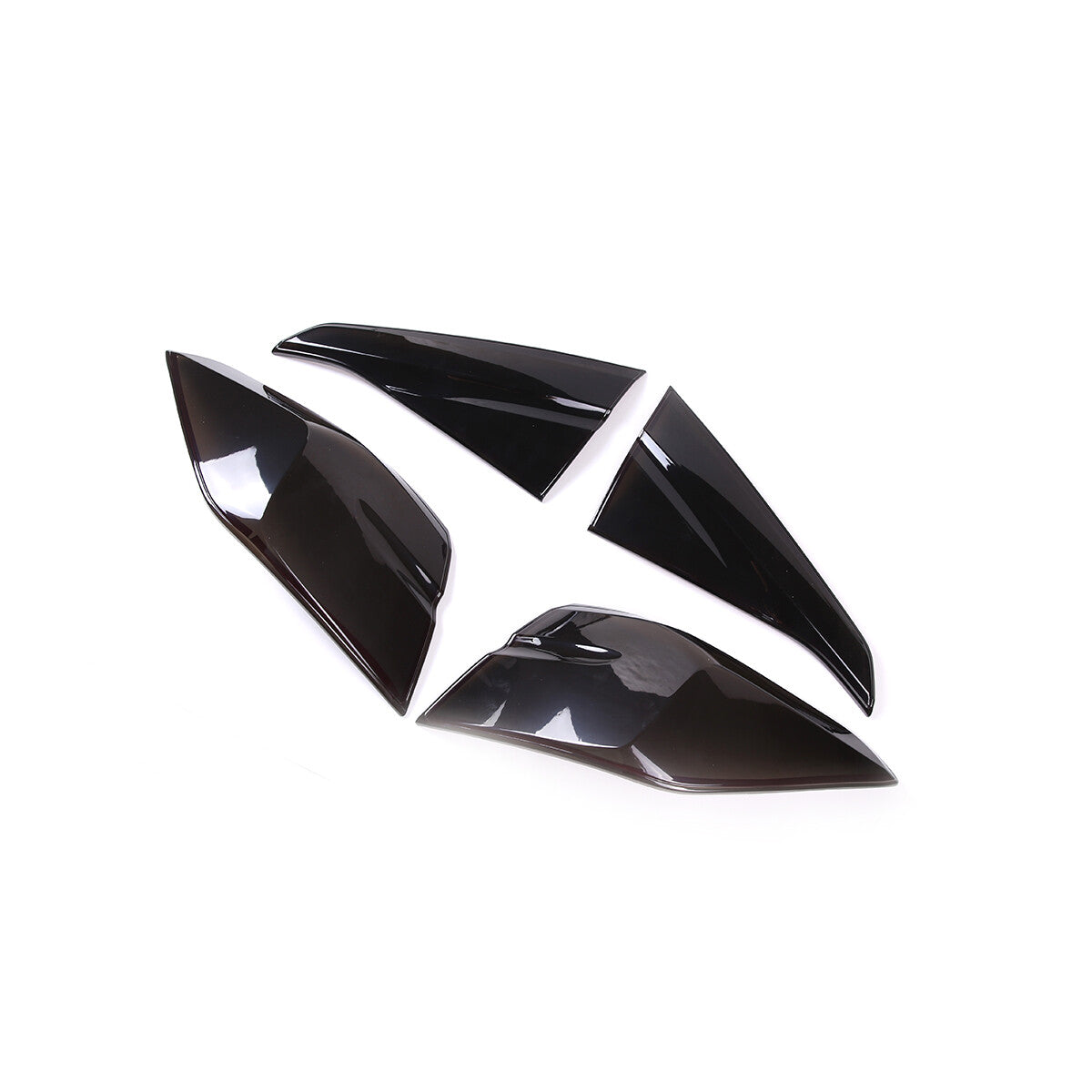 Smoked Blackout Tail Light Lamp Cover Overlay Trim For Honda Civic Sedan 2022+ 18