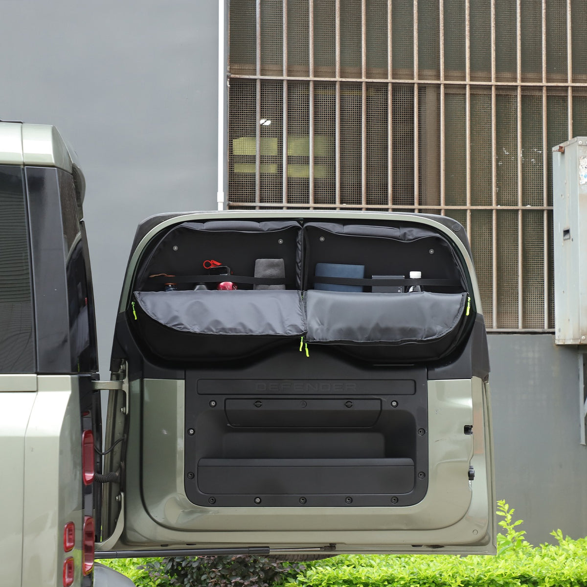 Tailgate Rear Door Cargo Trunk Storage Bag Organizer For LR Defender L663 20+ US 13