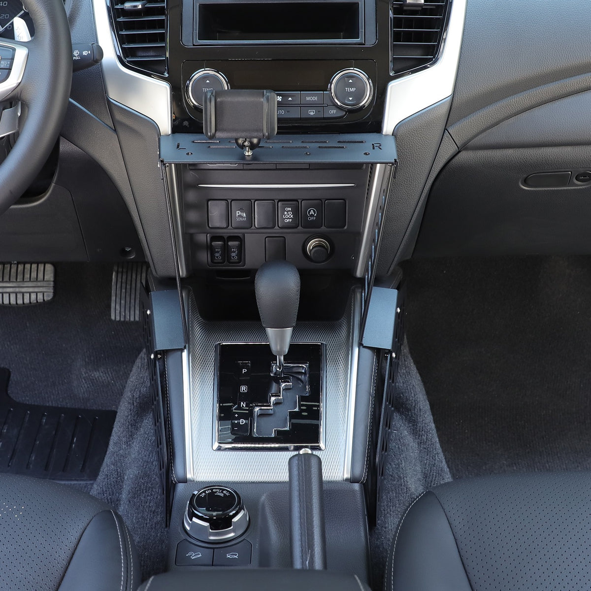Center Console Molle Panel Digital Device Mount For Mitsubishi L200 Triton 19-23 8