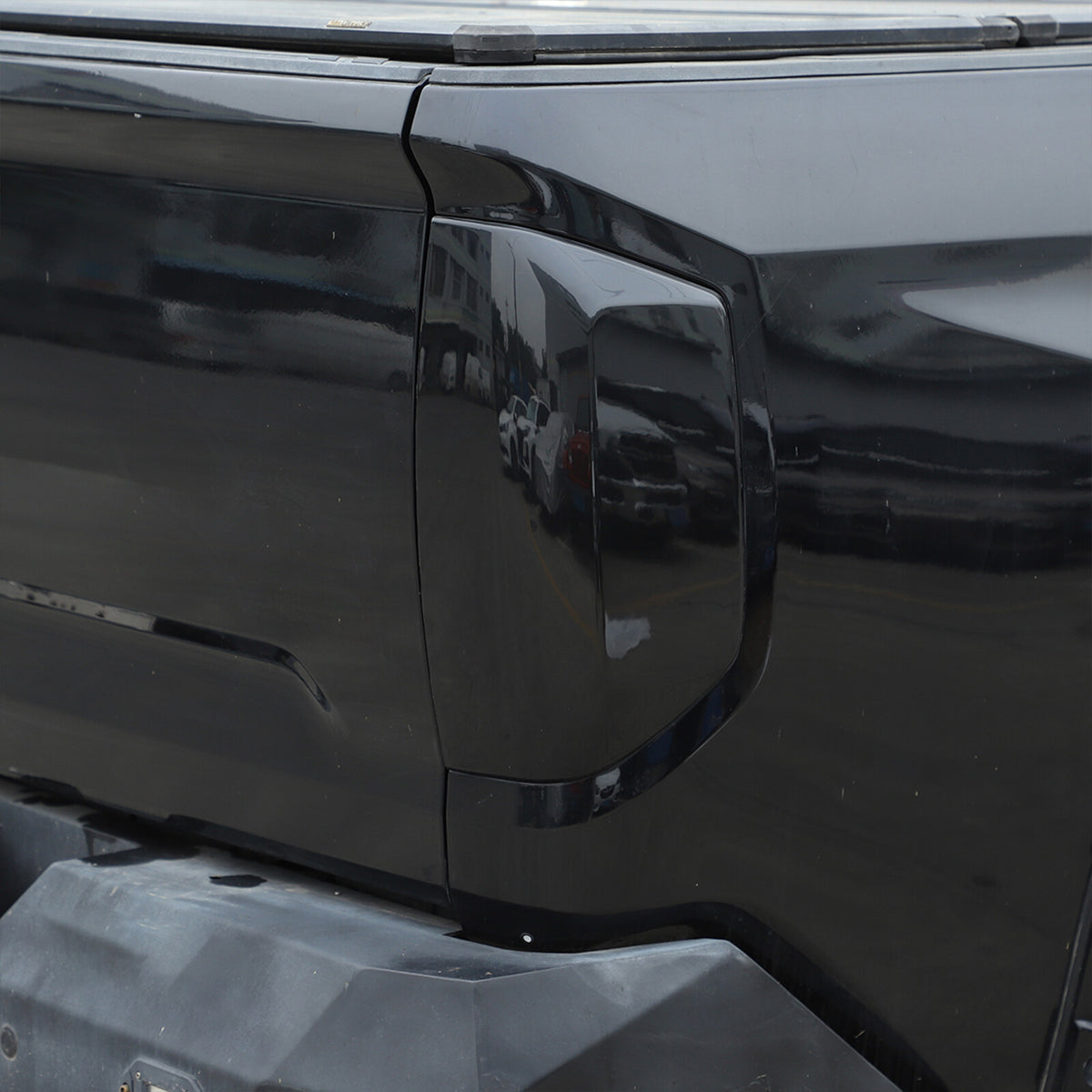Smoked Black Rear Tail Light Lamp Guard Cover Trim For Toyota Tundra 2014-2021 18