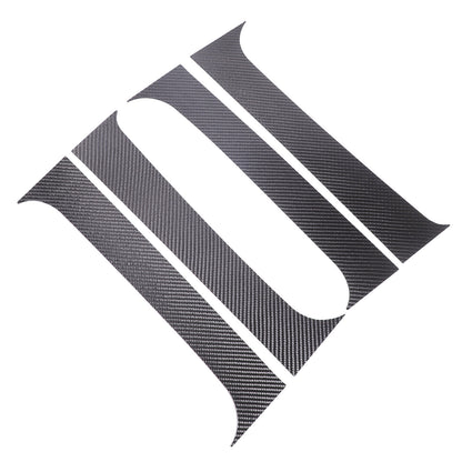Carbon Fiber Center Door Pillar Post Trim Cover For Nissan Frontier D41 2024+ 6