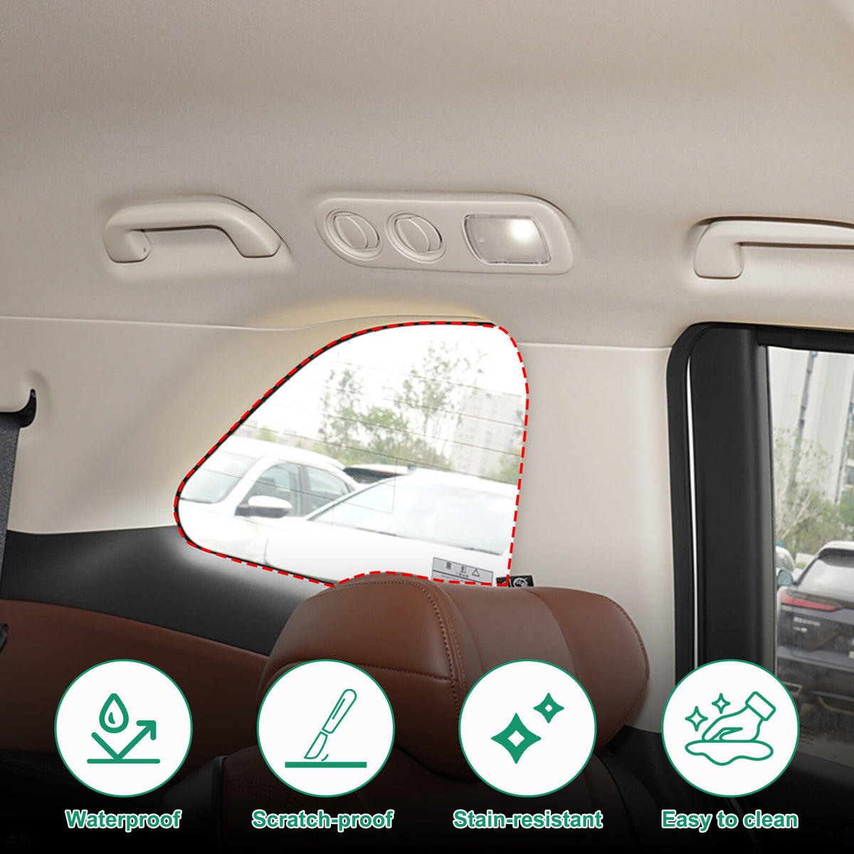 Black Rear Trunk Left Side Storage Bag Organizer For Honda Odyssey RB3 2014-24 15