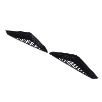 Glossy Piano Black Front Bumper Side Air Vent Grille Trim For BMW iX i20 2022-24 10