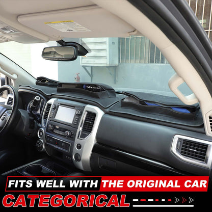 Interior Center Console Dashboard Storage Bag For Nissan Titan 2016-2023 US 9