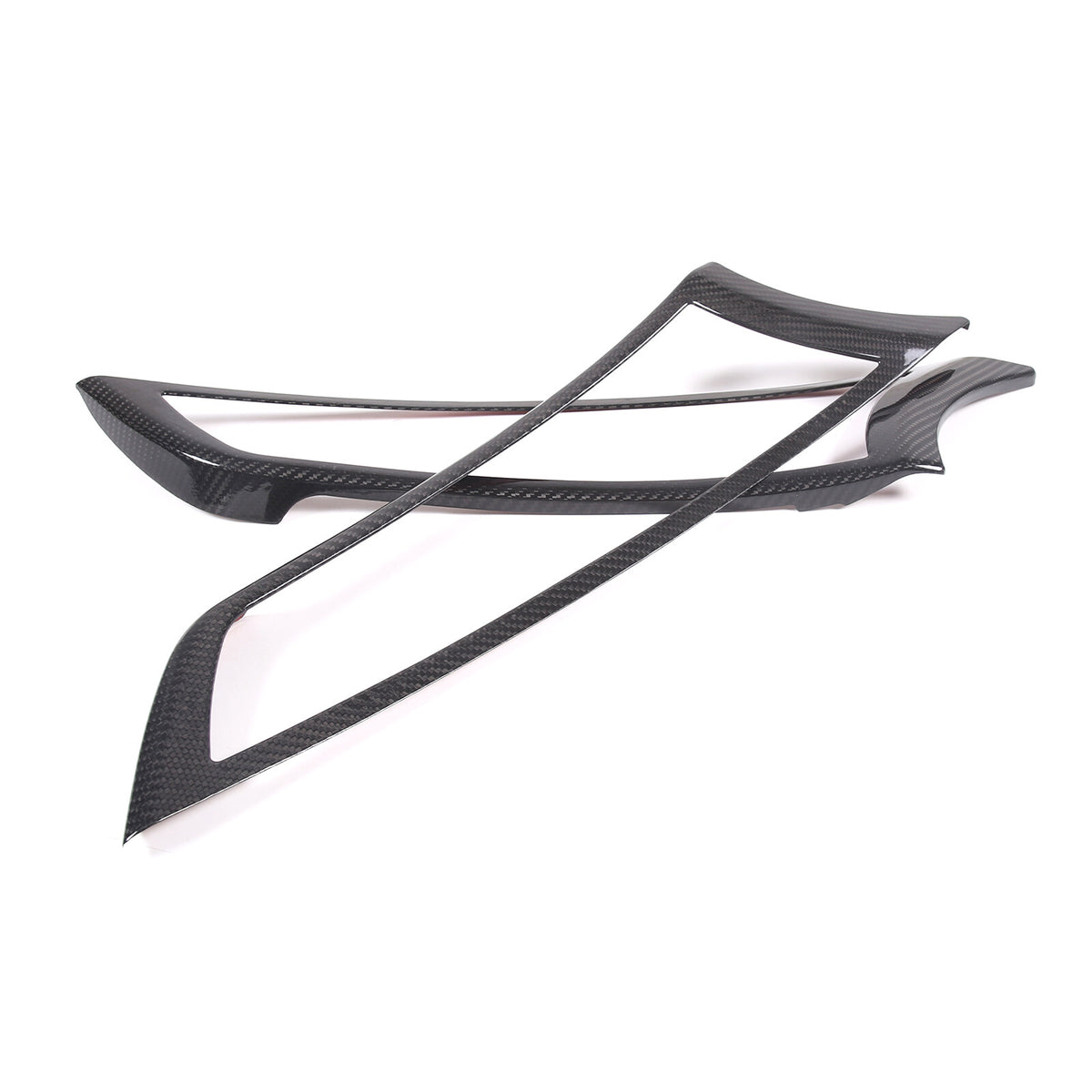 Real Carbon Fiber Inner Door Handle Frame Cover Trim For Jaguar F-TYPE 2013-2024 6