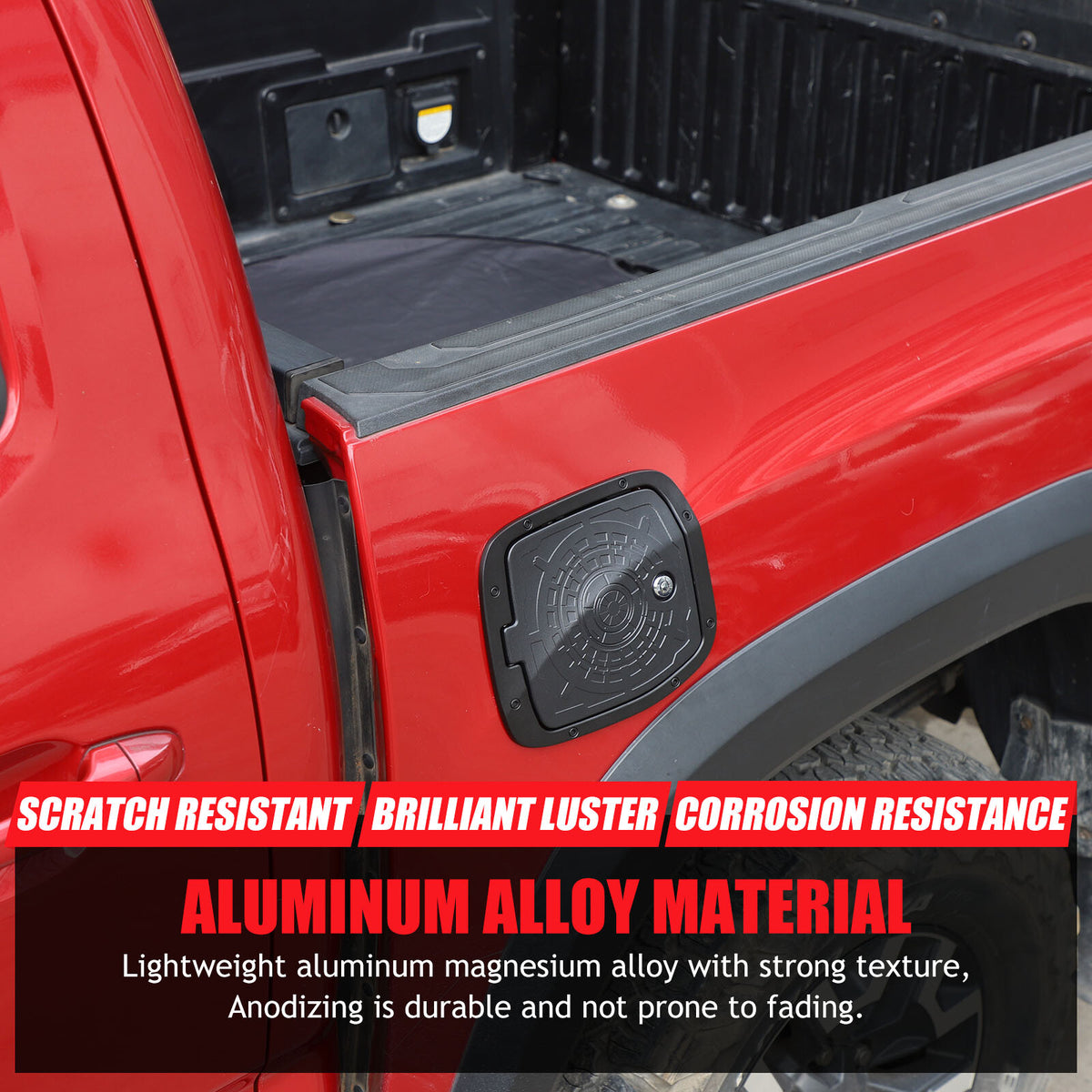 Alloy Locking Fuel Door Gas Tank Cap Cover Lock Key For Toyota Tacoma 2016-23 US 16