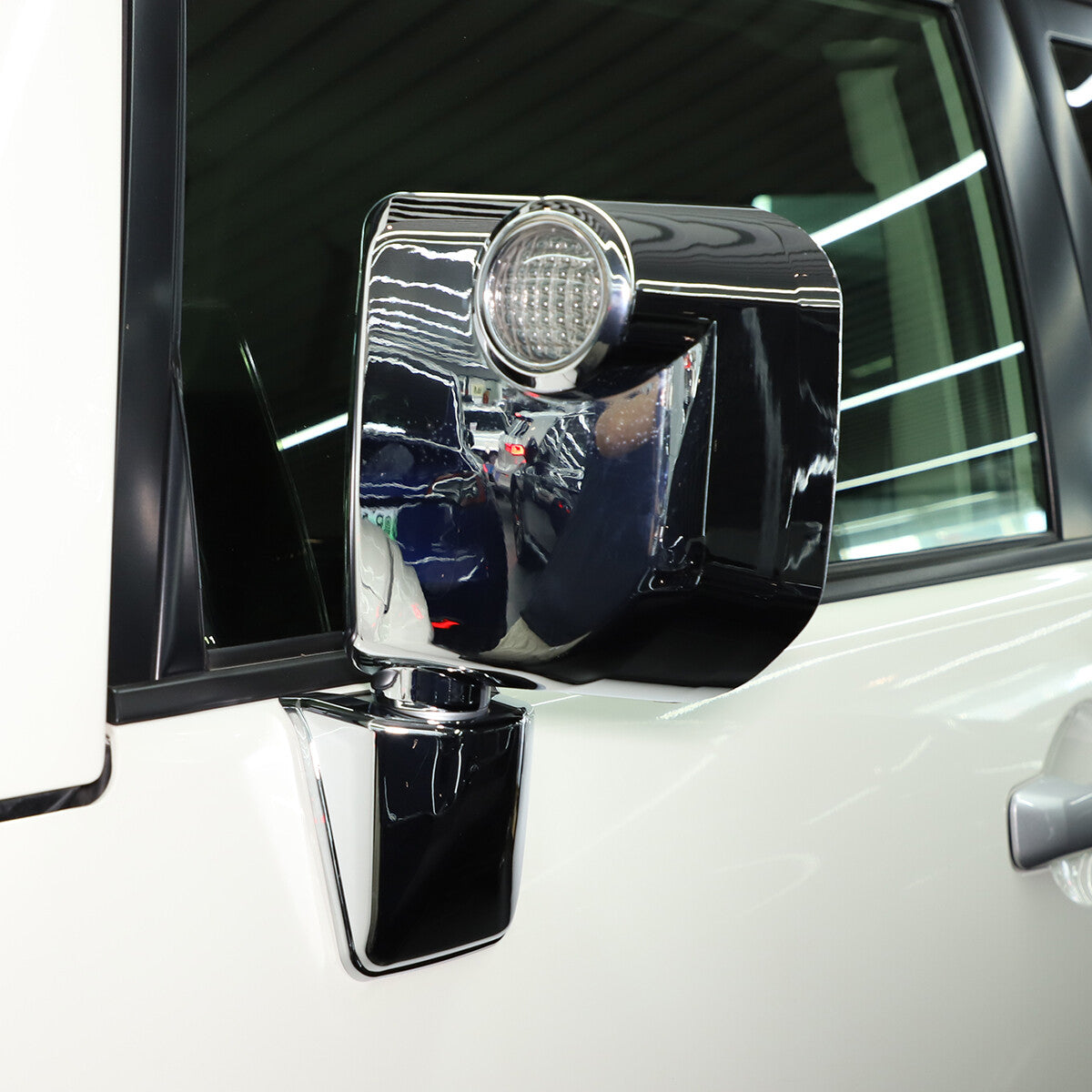 Chrome Door Handles Mirror Caps Tailgate Cover Kit For FJ Cruiser 2007-21 US 3