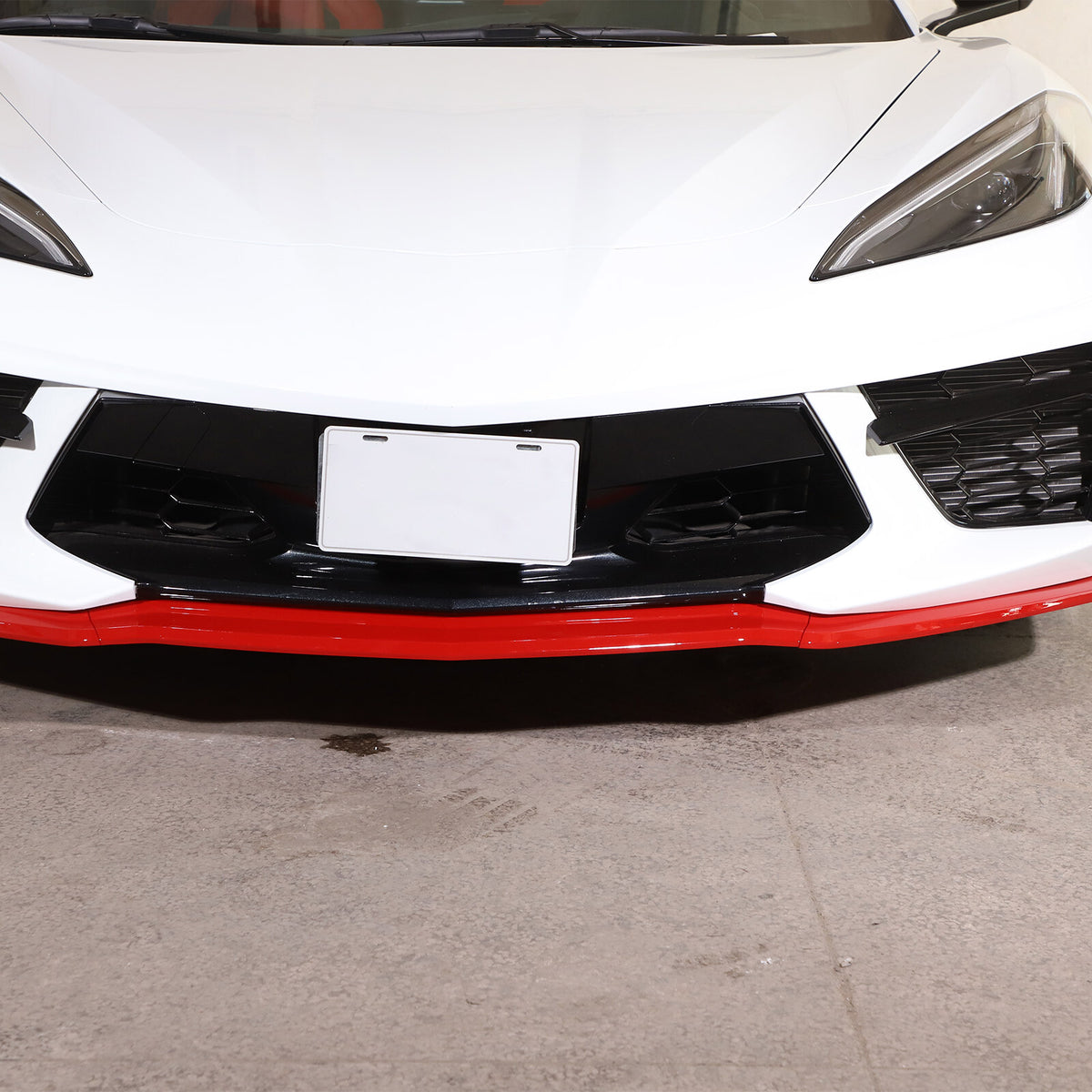 Red Full Interior Set Dash Panel Decor Cover Trim Kit For Corvette C8 2020-25 - Variants 16-20 64