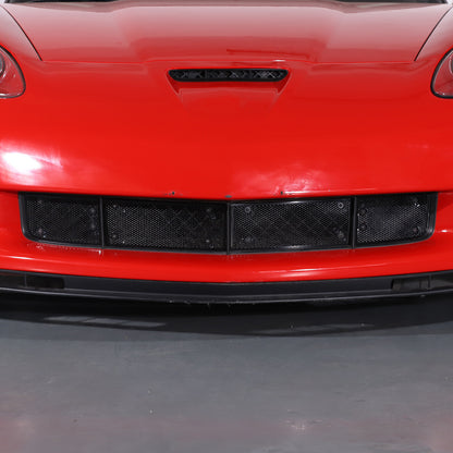 Front Grille Guard Side Vent Intake Mesh Grille Insert For Corvette C6 05-13 6