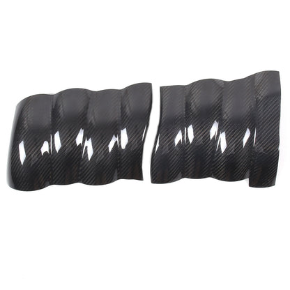 2Pcs Real Dry Carbon Fiber Intake Manifold Cover Engine For Corvette C6 2005-13 16