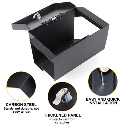 Electronic Fingerprint Lock Center Console Safe Box For Toyota Tundra 2022+ US 20