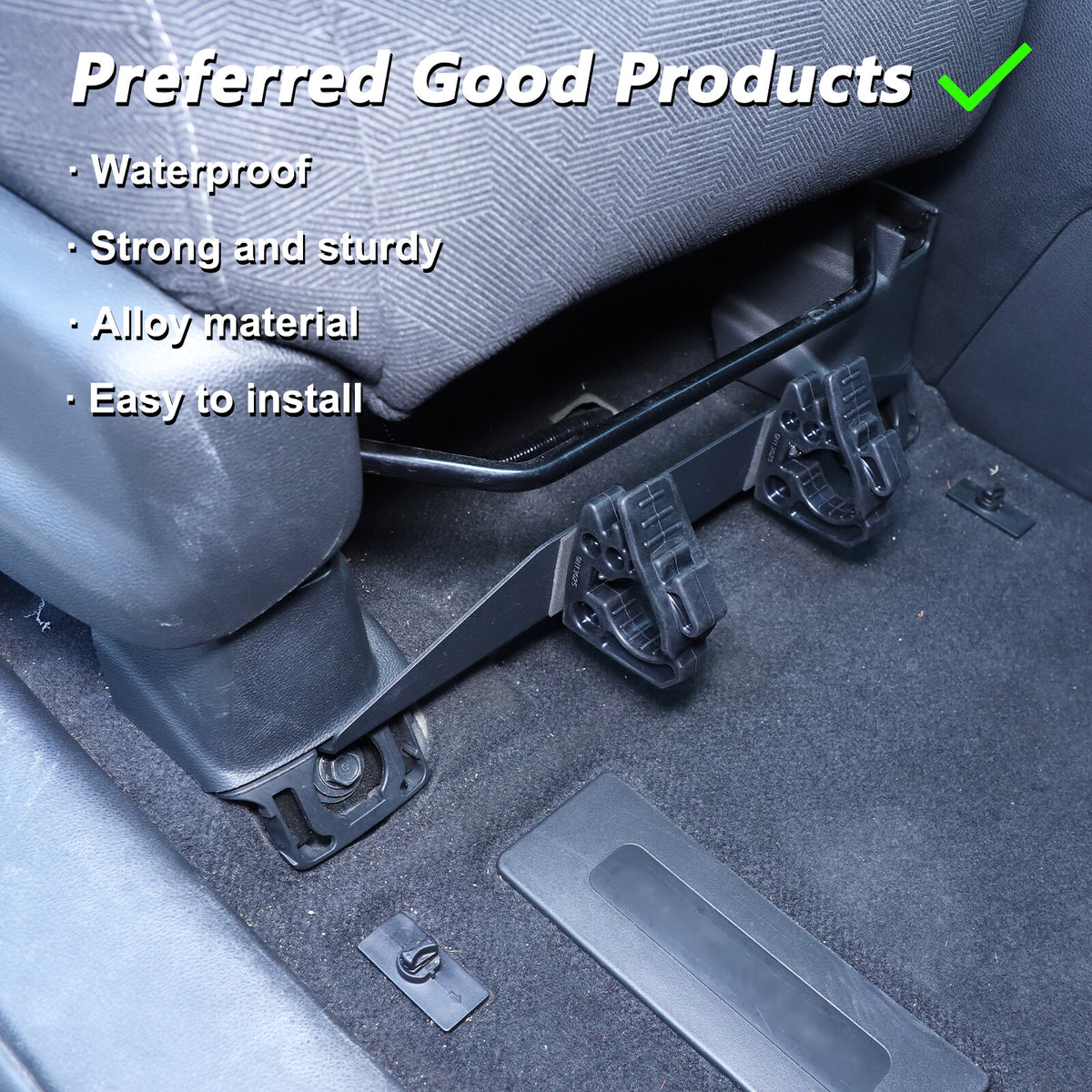 Under Seat Flashlight Holder Bracket Mount For Honda Pilot 2015-2022 12