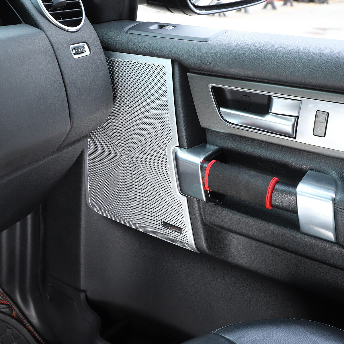 Steel Car Door Speaker Net Cover Trim For Land Rover Discovery 4 LR4 2010-2016 5