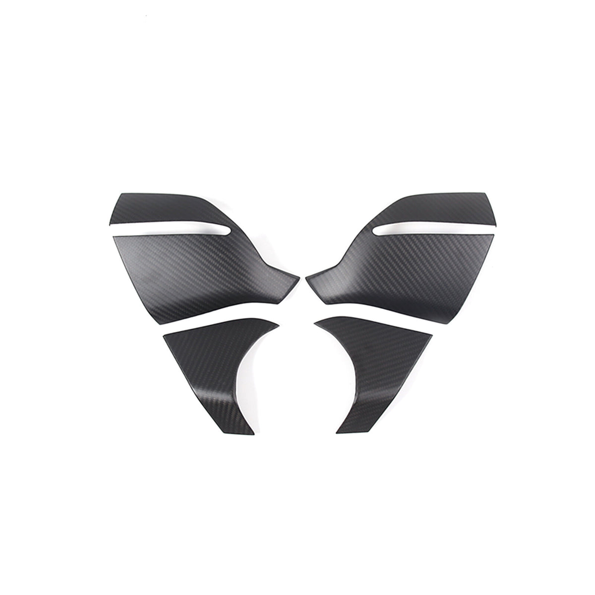 Matte Real Carbon Fiber Interior Exterior Trim Cover For Corvette C8 2020-25 135