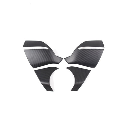 Matte Real Carbon Fiber Interior Exterior Trim Cover For Corvette C8 2020-25 135