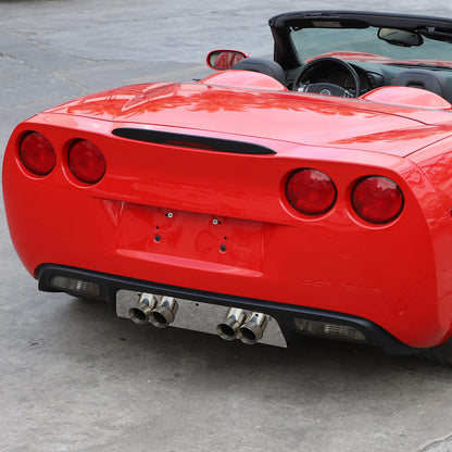 Stainless Steel Exhaust Filler Panel trim for 2005-2013 C6 Corvette 8