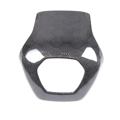 Real Honeycomb Carbon Fiber Steering Wheel Center Surround Cover For C8 Corvette 16