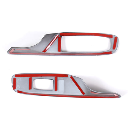 Matte Black ABS Full Interior Set Cover Trim Kit For Corvette C8 2020-25 - Styles 16-20 7