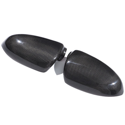 Real Carbon Fiber Exterior Side Mirror Trim For Benz Smart Fortwo W451 2009-2014 3