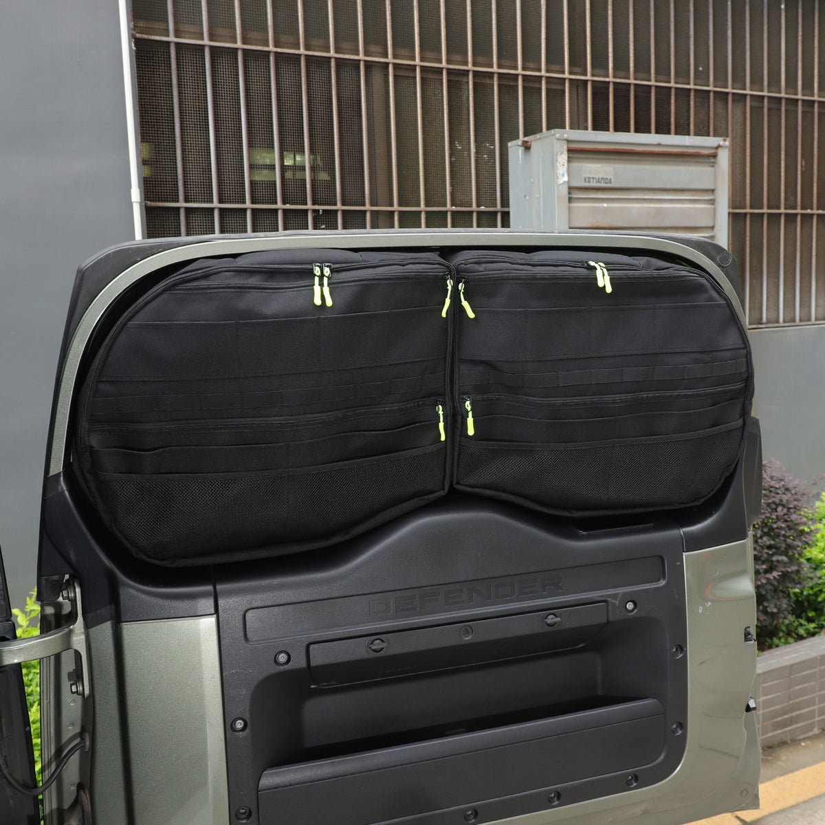 Tailgate Rear Door Cargo Trunk Storage Bag Organizer For LR Defender L663 20+ 11