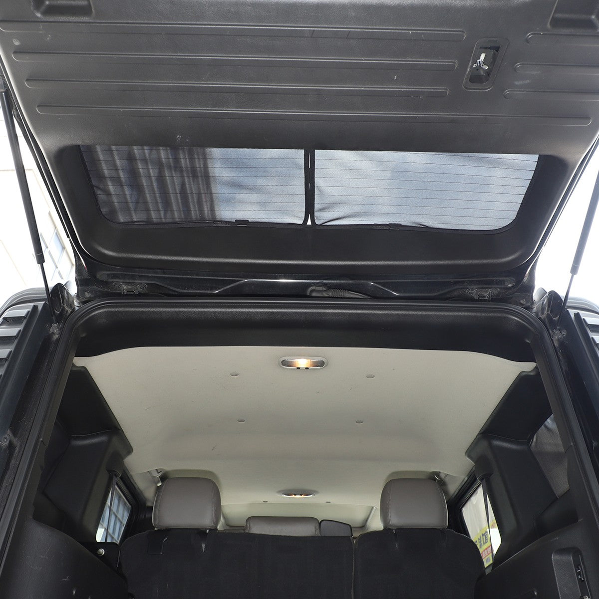 Black Rear Tailgate Window Mesh Screen Sun Shade Cover For Hummer H2 2003-2009 2