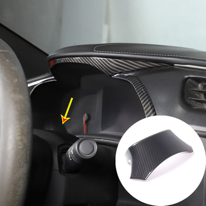 Real Carbon Fiber Interior Dashboard Trim Cover Decor Kit For Corvette C7 14-19 98