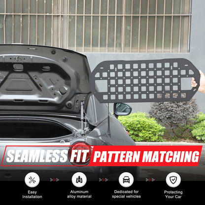 Tailgate Storage Panel Molle Panel Steel Cargo Shelf For Mazda MX-5 Miata 16-25 14