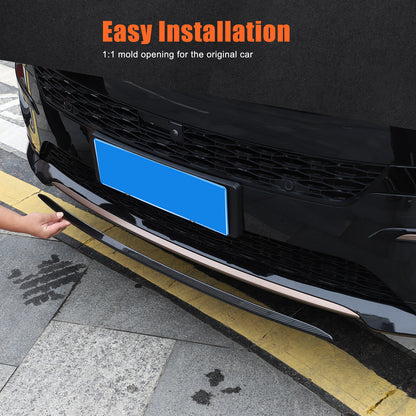 ABS Carbon Fiber Front Center Bumper Trim For LR Range Rover Sport L461 2023+ US 4