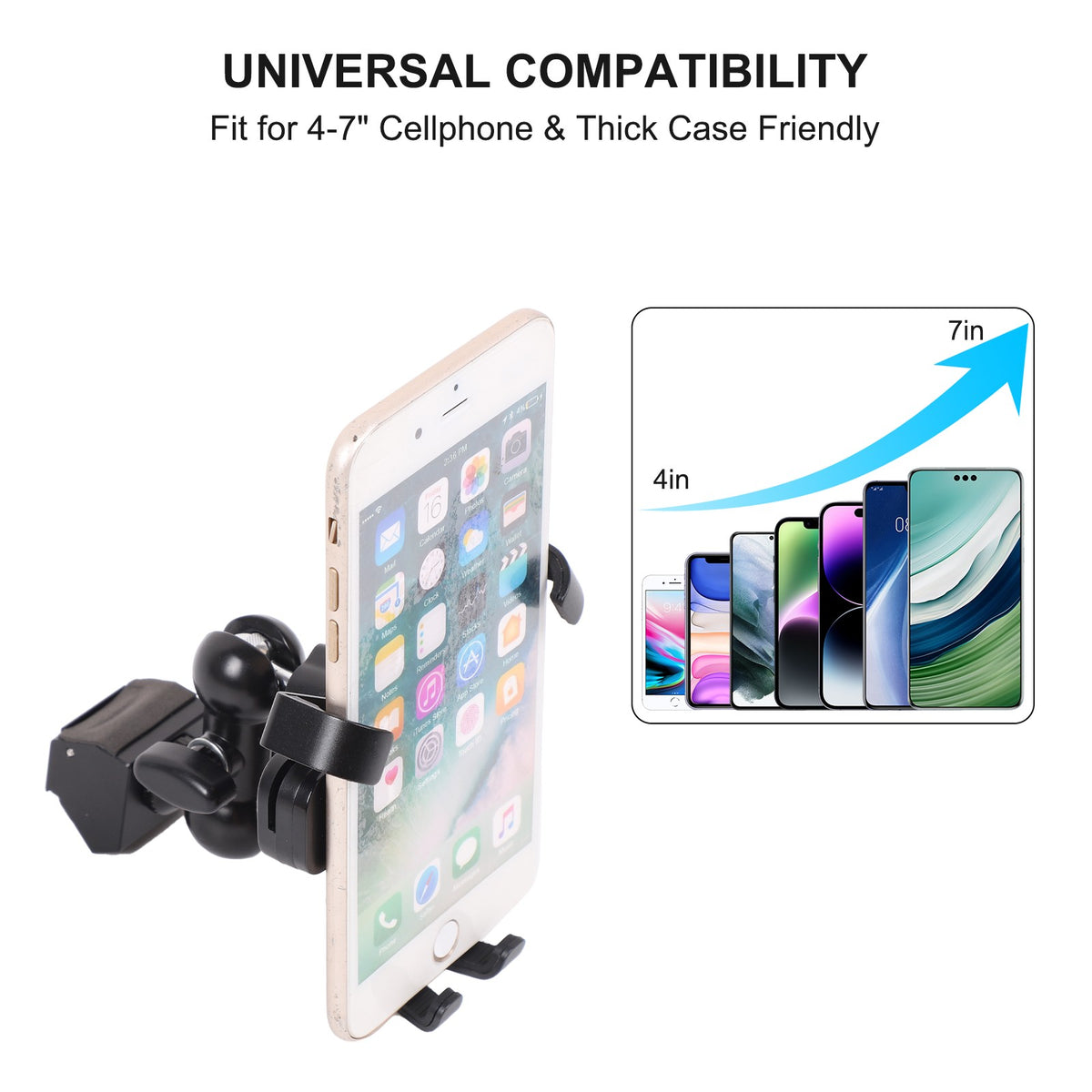 Inner Dashboard Air Vent Phone Holder Mount Bracket For Corvette C8 2020-2025 18
