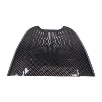 Real Carbon Fiber Rear Charger Speaker Cover Trim For Corvette C8 Convertible 5