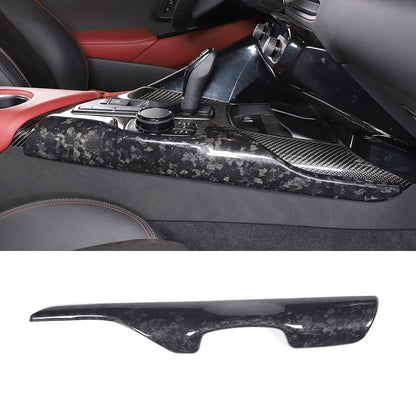 Forged Style Center Control Gear Side Panel Trim For GR Supra A90 A91 2019-24 2