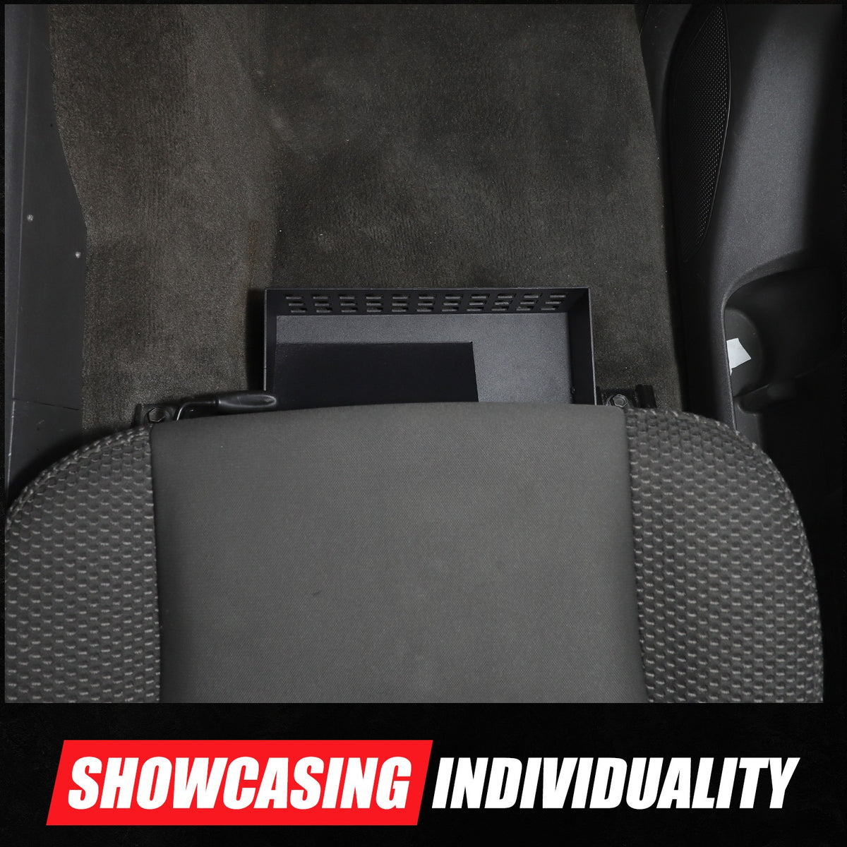 Aluminum Under Passenger Seat Storage Basket Tray For Nissan Frontier 2009-2017 10