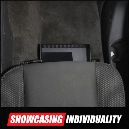 Aluminum Under Passenger Seat Storage Basket Tray For Nissan Frontier 2009-2017 10