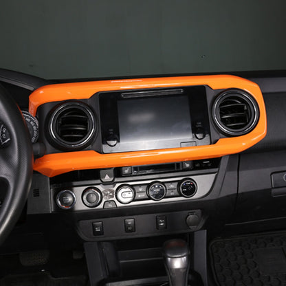 Orange ABS Dashboard Instrument Panel Trim For Toyota Tacoma 2016-2022 11