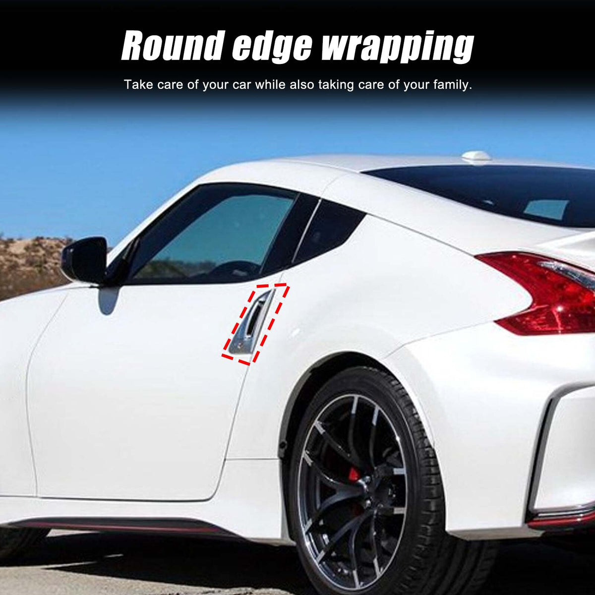 Real Carbon Fiber Exterior Door Handle Cover Bezel For Nissan 370Z Z34 2009-20 13
