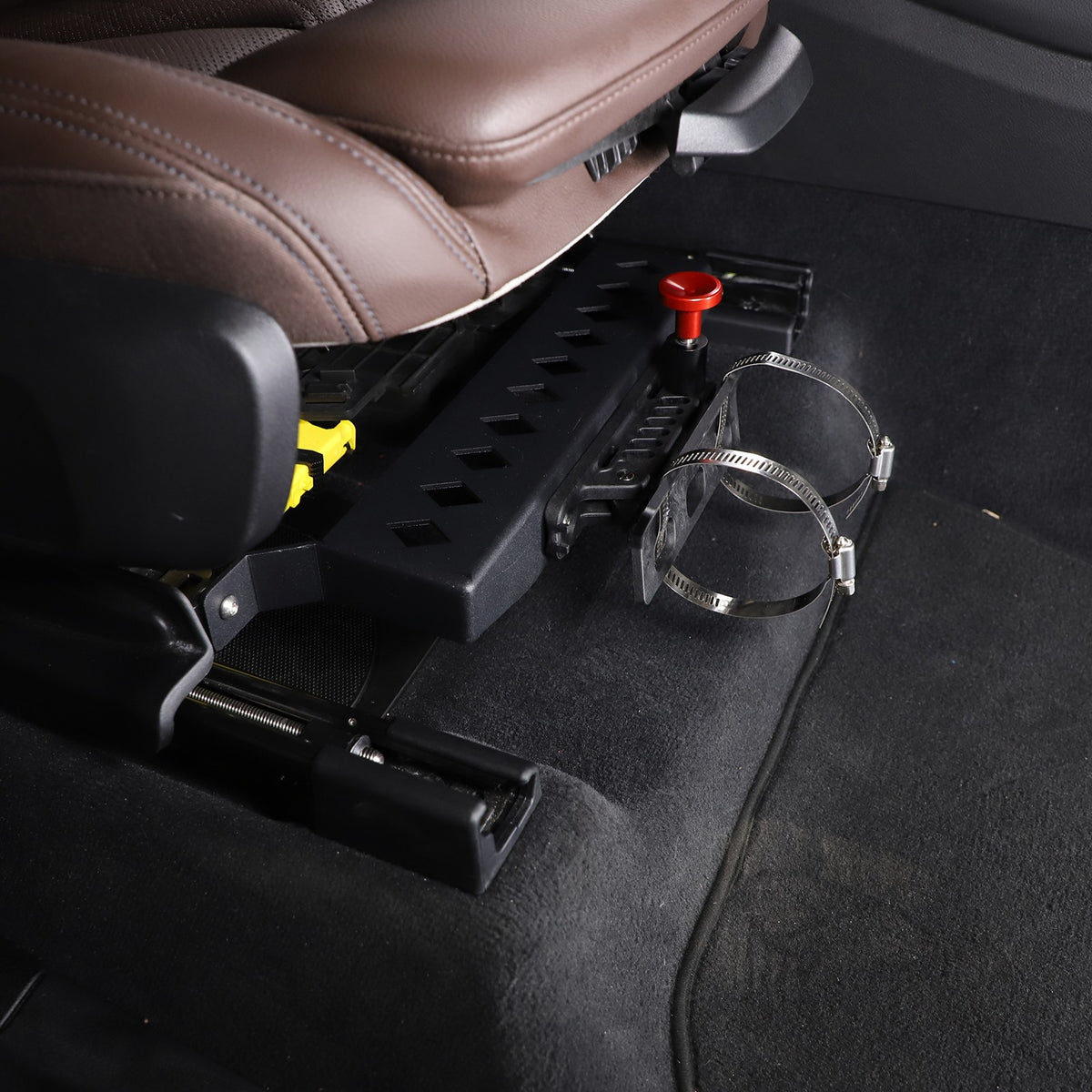 Black Aluminum Seat Fire Extinguisher Bracket For BMW X3 G01 2018-2023 US 11