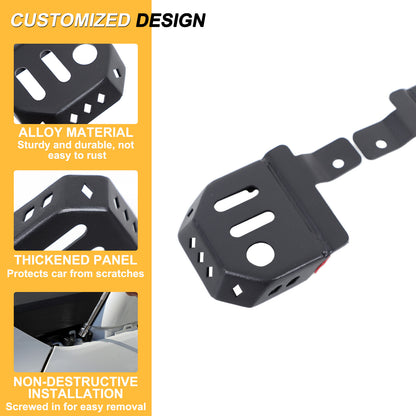 Hood Hinge A-Pillar LED Light Bracket Mount For Toyota Land Cruiser LC250 2024+ 11
