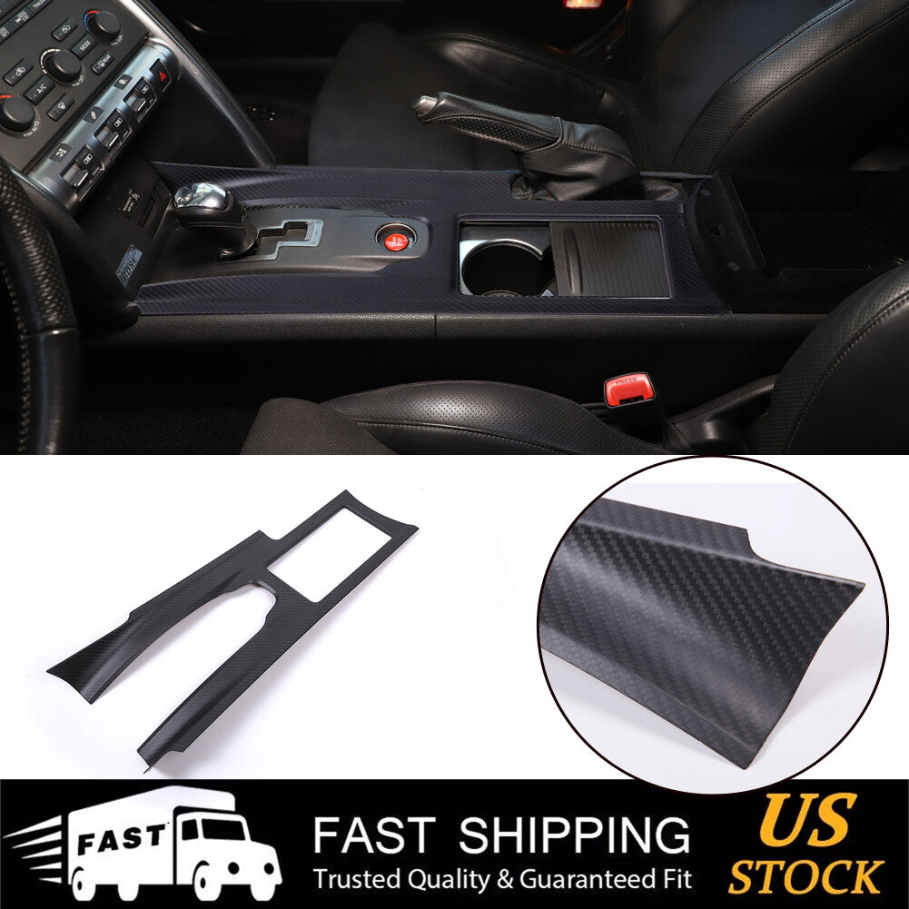 9PCS Matte Dry Real Carbon Fiber Full Center Trim Set For Nissan GTR R35 08-16 8