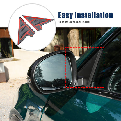 Real Carbon Fiber Front A-pillar Triangular Panel Trim For Alfa Romeo Tonale 3