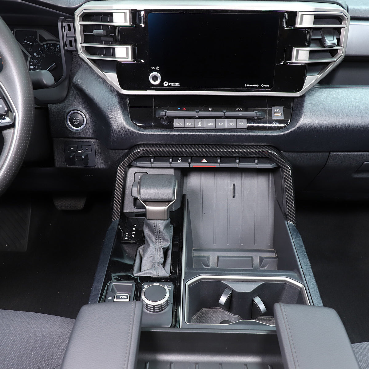 ABS Carbon Fiber Interior Set Cover Trim Kit For Toyota Tundra Sequoia SR 22+ - Styles 1-5 105