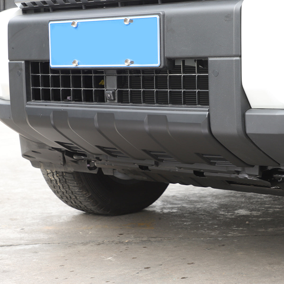 Matte Black Front Bumper Guard Plate Trim For Land Cruiser LC250 2024-2025 23