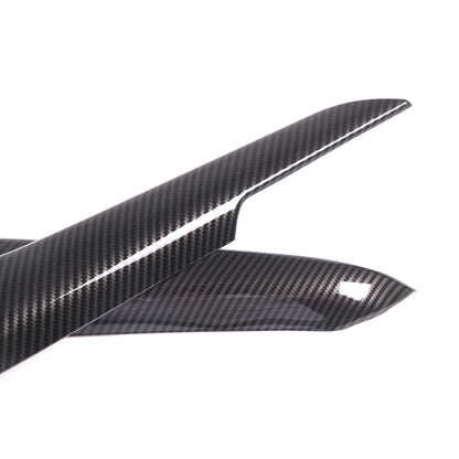 ABS Carbon Fiber Interior Anti-Kick Door Panel Cover Trim Kit For Corvette C8 21