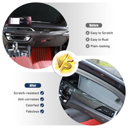 Real Dry Carbon Fiber Dashboard Trim For BMW 5 Series G30/G38 6 GT G32 2017-23 20